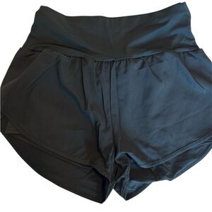 SHEIN Black High Waist Athletic Shorts